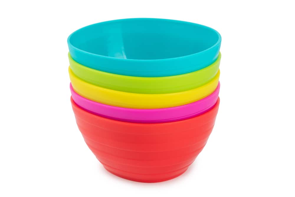 Bols en plastique pour enfants Core Home, sans BPA, couleurs variées, paq. 5