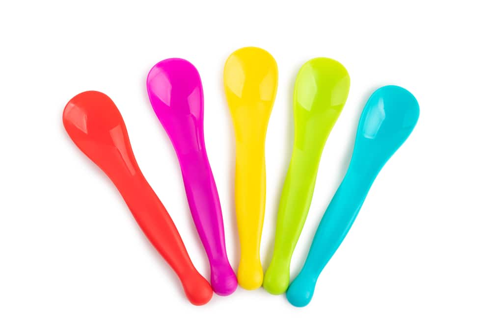 Cuillères en plastique pour enfants Core Home, sans BPA, couleurs variées,  paq. 5