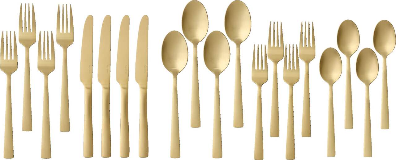 Brass Tip Tidbit Spoons - set of 4 - LibaStyle