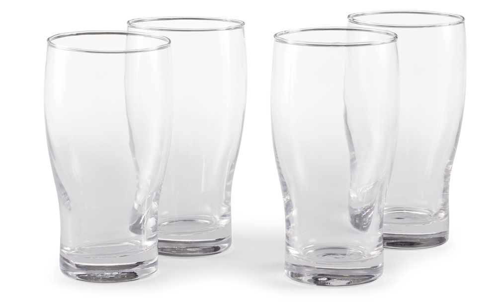 CANVAS Oskar 4pc Beer Pint Glasses, Dishwasher Safe, 568mL Canadian Tire