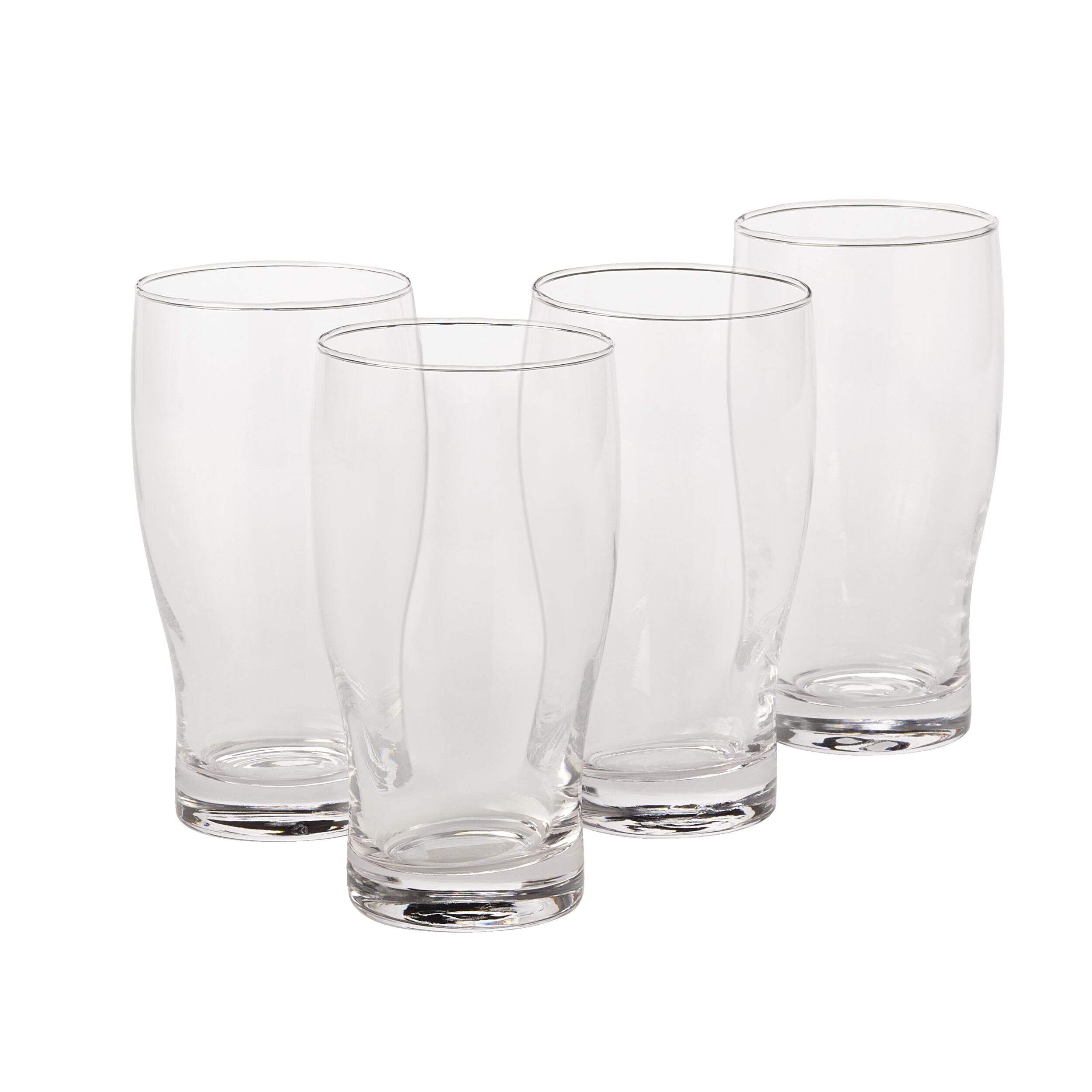 CANVAS Oskar 4pc Beer Pint Glasses, Dishwasher Safe, 568-mL Front_Elevated