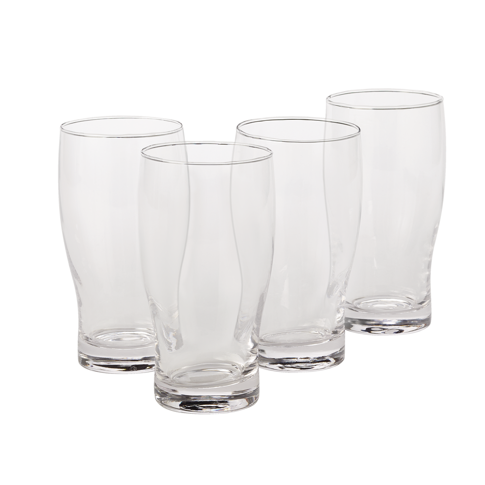 CANVAS Ario 4pc Beer Pint Glasses, Dishwasher Safe, 562mL Canadian Tire