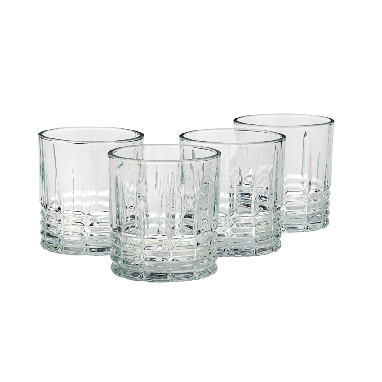 CANVAS 4pc Whiskey Glass Set, Dishwasher Safe, 350mL