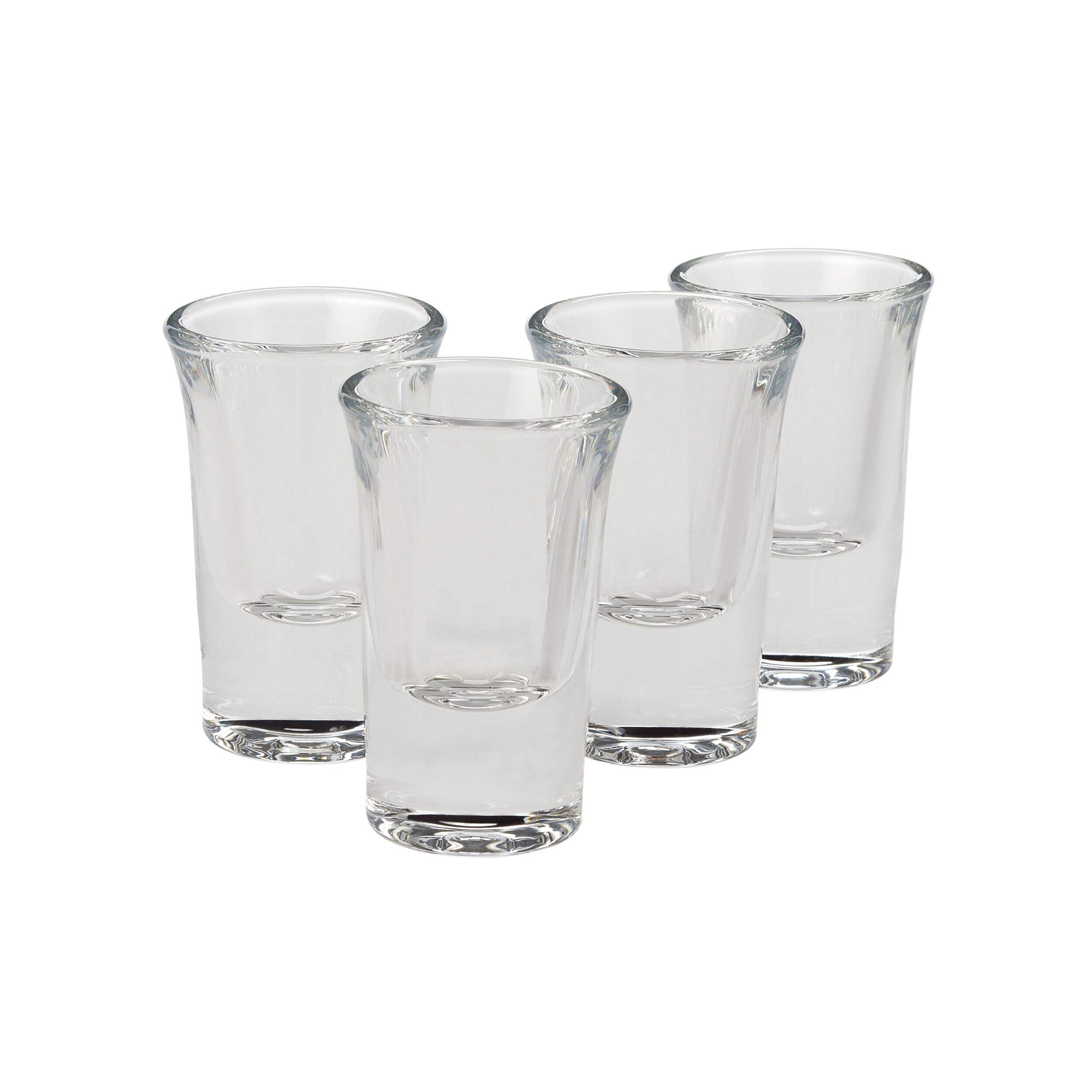 CANVAS 4pc Shot Glass Set, Dishwasher Safe, 1-oz/60-mL Front_Elevated