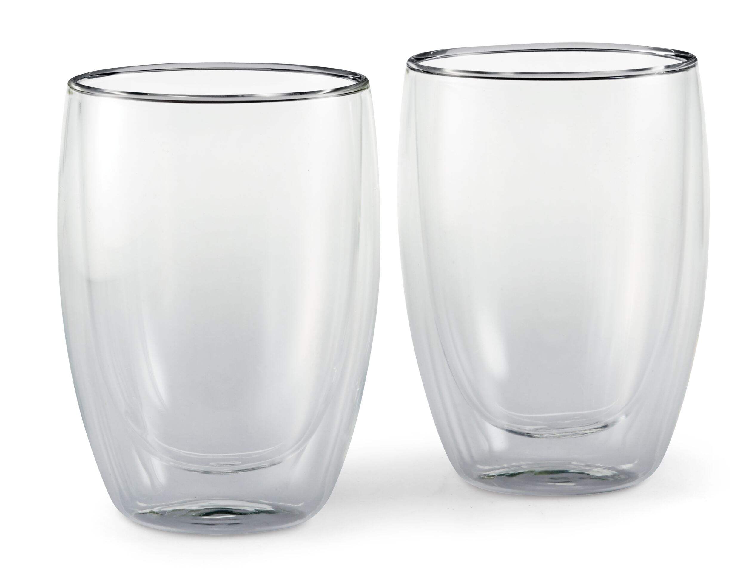 CANVAS 2pc Double Wall Glass Cups, Dishwasher Safe, 384-mL Front_Elevated