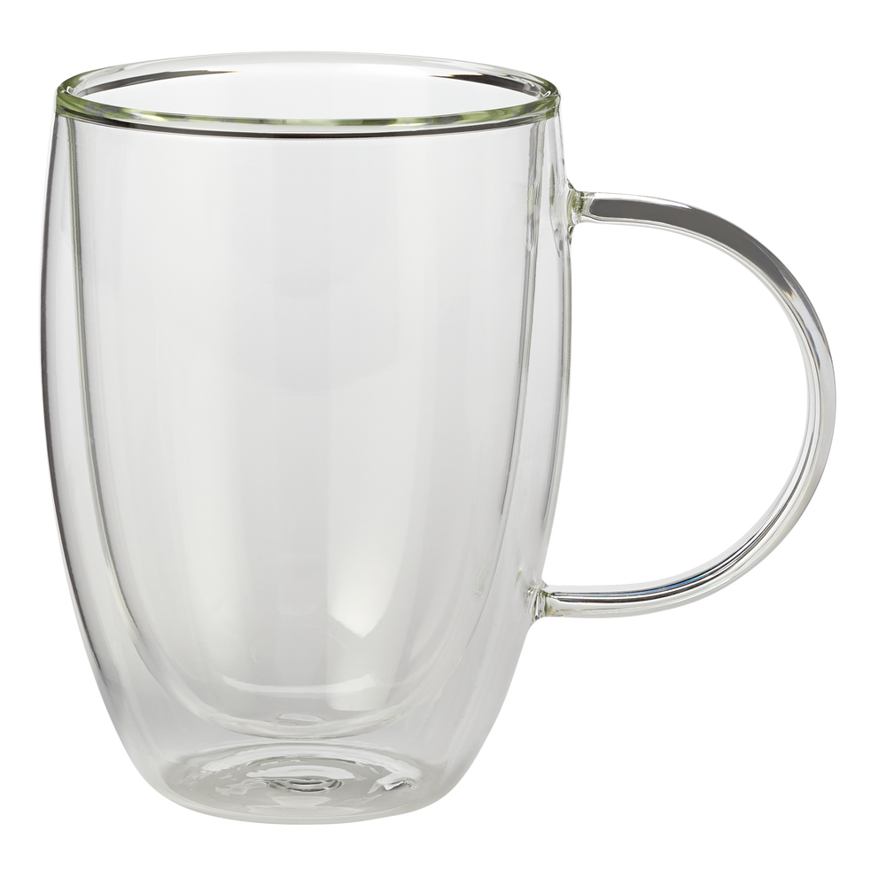 CANVAS 2pc Double Wall Glass Mugs, Dishwasher Safe, 414mL Canadian Tire