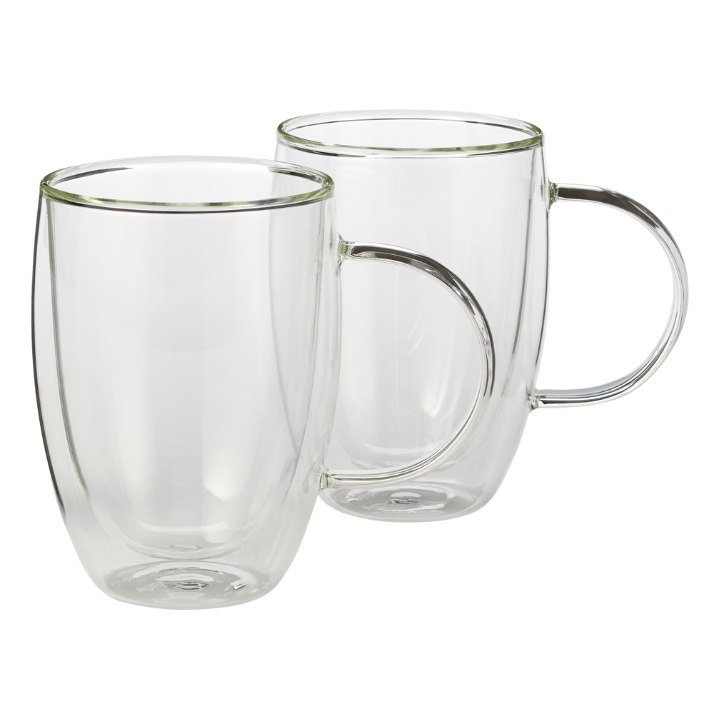 Canvas 2pc Double Wall Glass Mugs Dishwasher Safe 414 Ml Canadian Tire