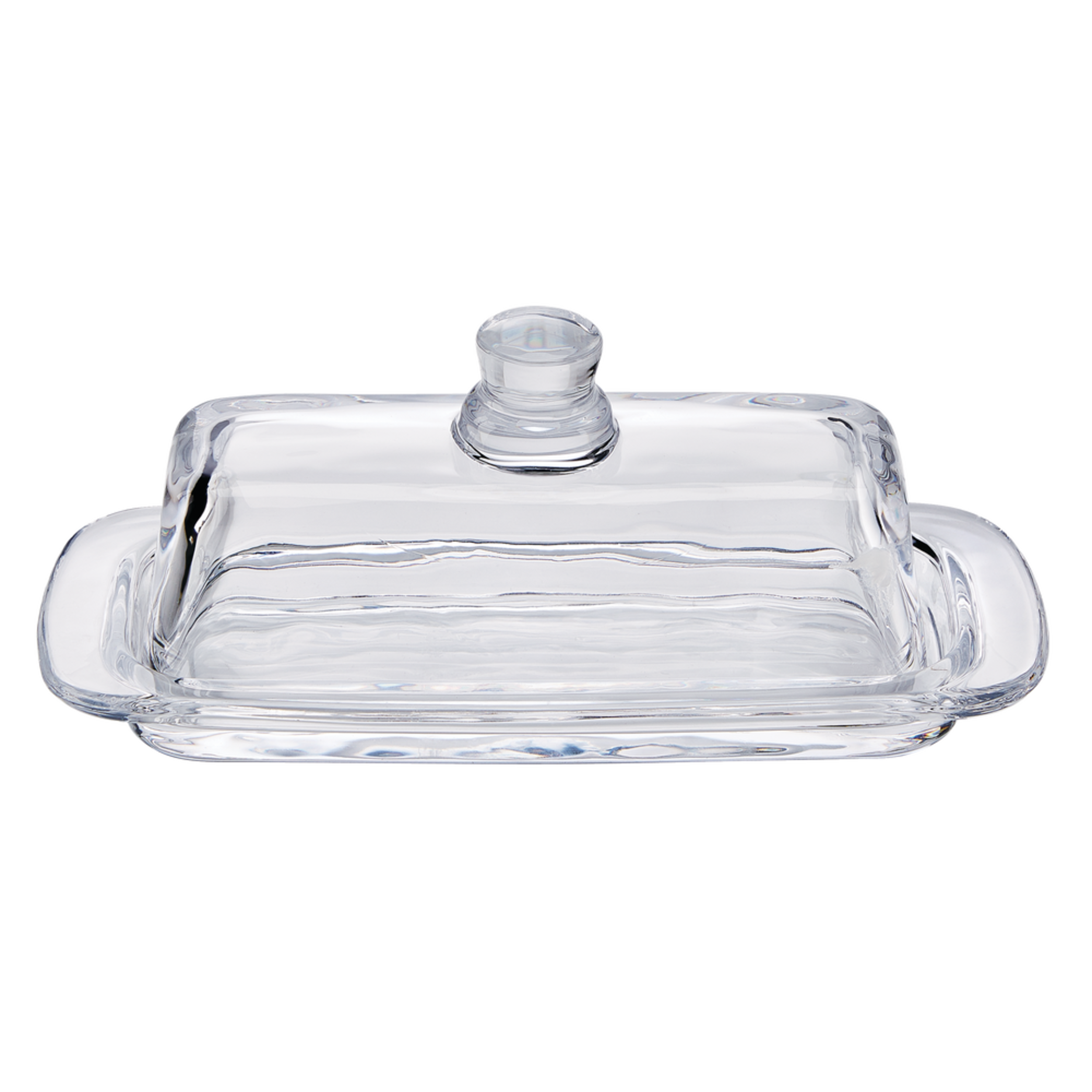 CANVAS Glass Butter Dish with Lid, Dishwasher Safe, 1Stick Butter