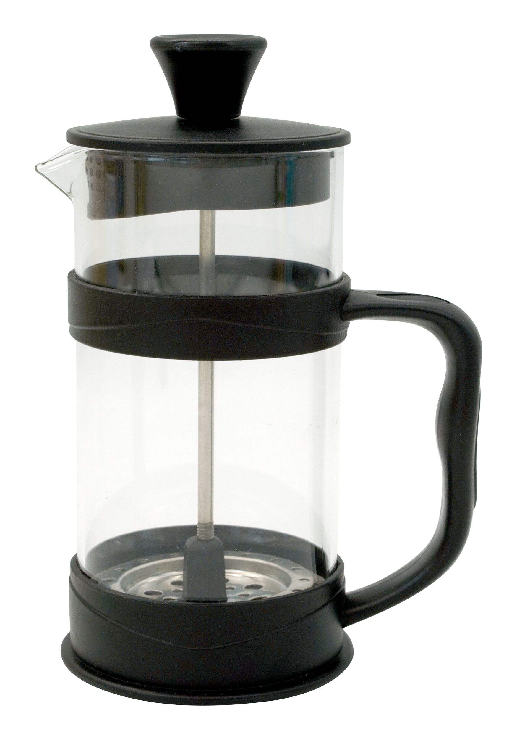 MASTER Chef 3 Cup Glass and Plastic French Press Coffee Maker Side_Left