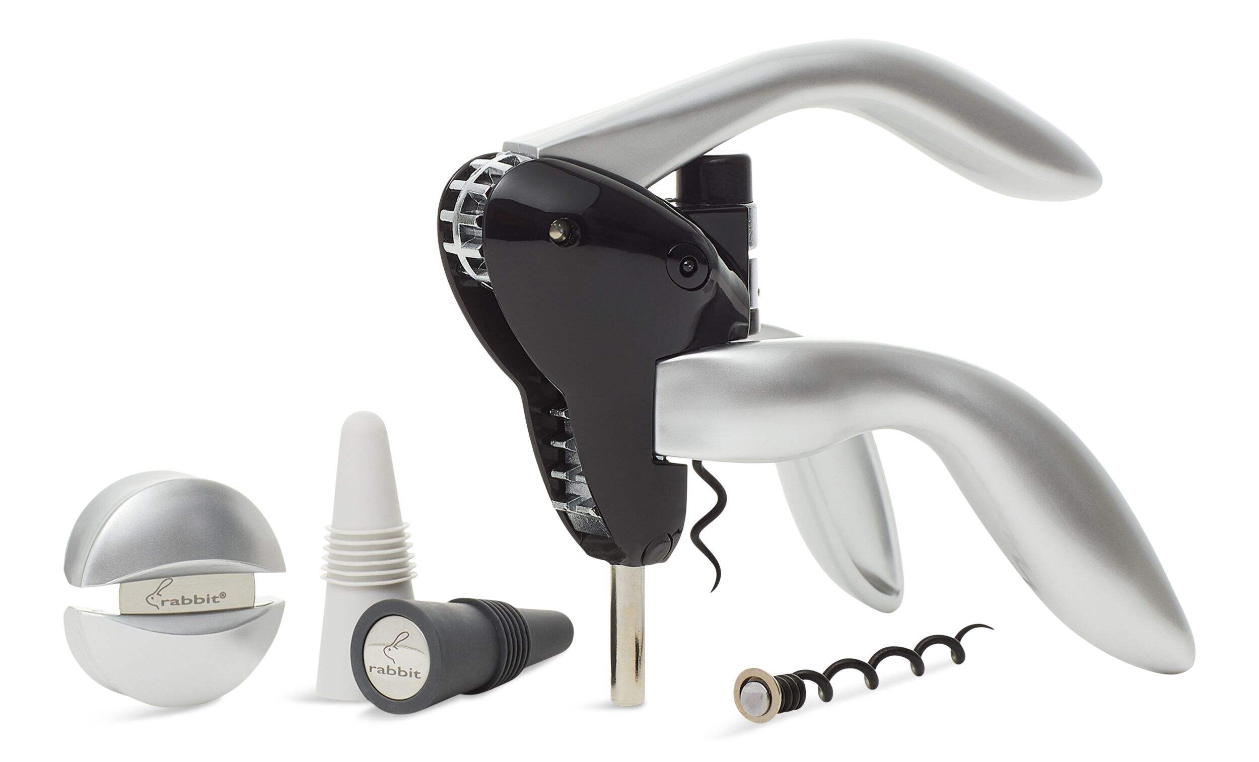 Houdini Deluxe Corkscrew Set, Lever Operated, 3-pc Composite_or_Mixed