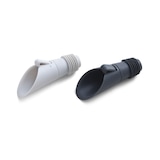Houdini Wine Pourer Stopper, 2-pc Front_Three_Fourths_Angled_Left