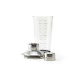 Houdini Glass Cocktail Shaker, 18-oz Front_Flat