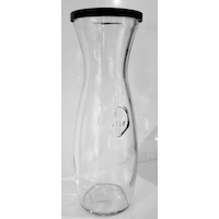 Libbey Glass Beverage Carafe with Lid, Clear
