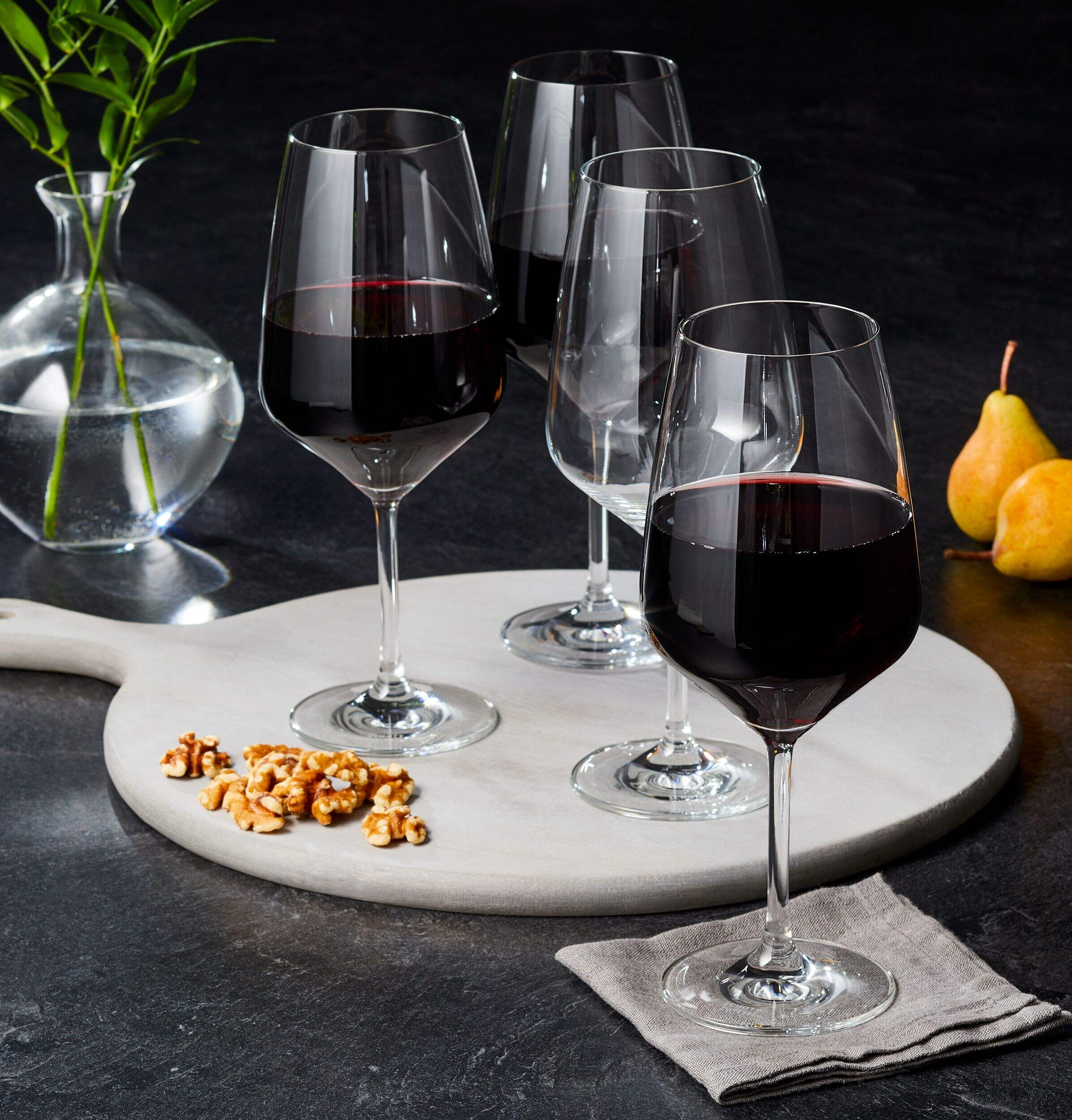 PADERNO Afton Red Wine Stemmed Glasses, 22oz, 4pk Canadian Tire