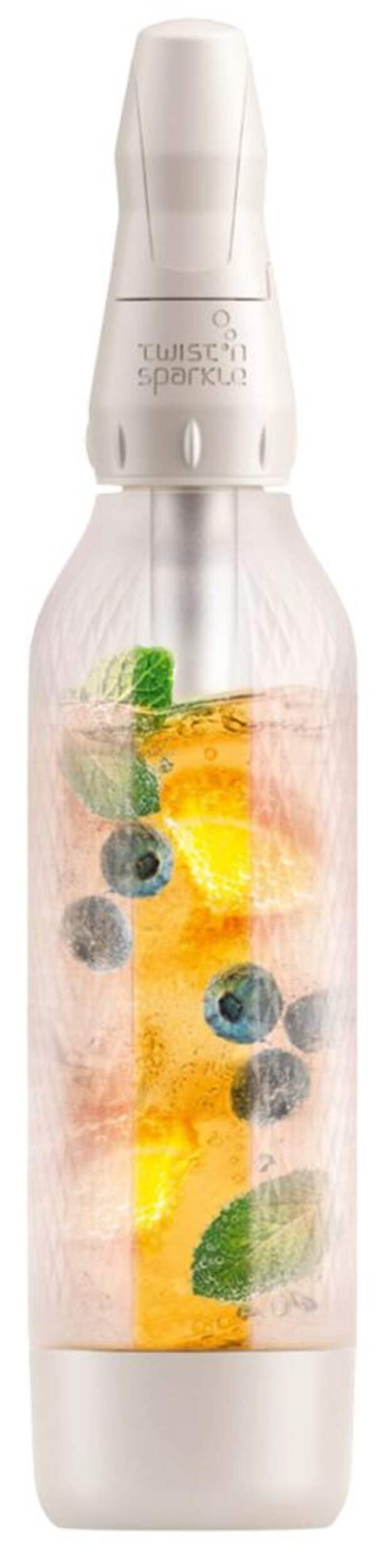 Machine à boissons gazeuses iSi Twist'n & Sparkle, machine à eau gazéifiée pour boissons gazeuses et plates, 950 mL Front_Flat