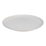 Assiette à dîner en grès lustré CANVAS Bettina, blanc tacheté, paq. 1 Front_Elevated