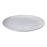 CANVAS Silverspring Recycled Clay Stoneware Dinner Plate, 1-pc, Blue/Grey Front_Elevated