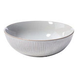 CANVAS Silverspring Recycled Clay Stoneware Dinner Bowl, 1-pc, Blue/Grey Front_Elevated