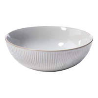 CANVAS Silverspring Recycled Clay Stoneware Dinner Bowl, 1-pc, Blue/Grey