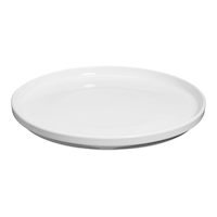 Assiette à dîner en porcelaine CANVAS Modern Edge, blanc, paq. 1