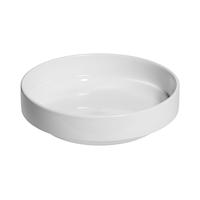 CANVAS Modern Edge Porcelain Dinner Bowl, White, 1-pc