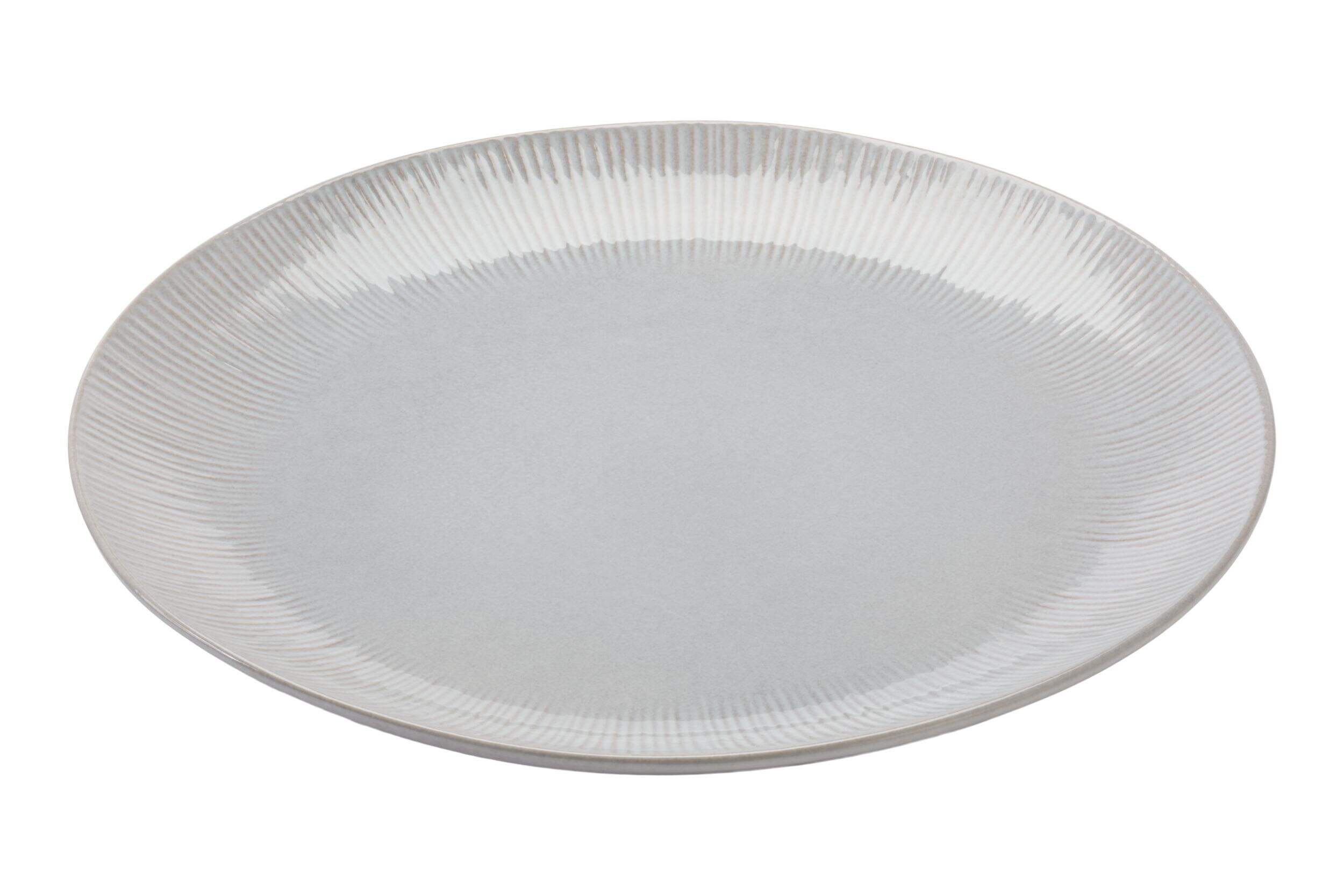 Plateau rond en argile recyclée CANVAS Front_Elevated