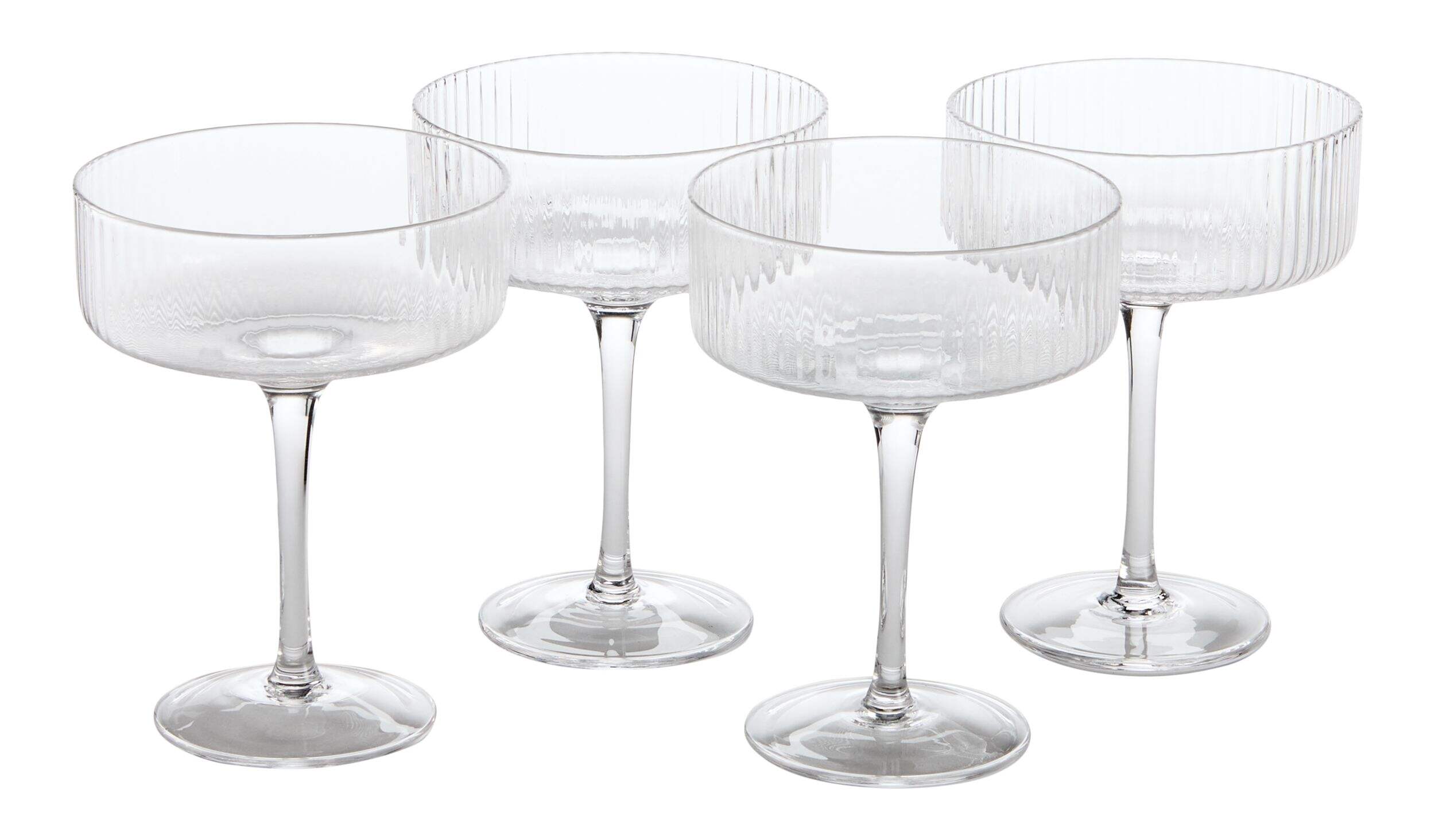 Coupes cannelées CANVAS, paq. 4 Front_Elevated