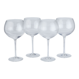 CANVAS Fluted Wine Glasses Set, Dishwasher Safe, 4-pc Front_Elevated