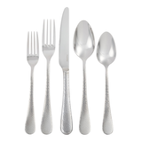 PADERNO Hammered Flatware Set for up to 4 People, 20-pc Front_Flat