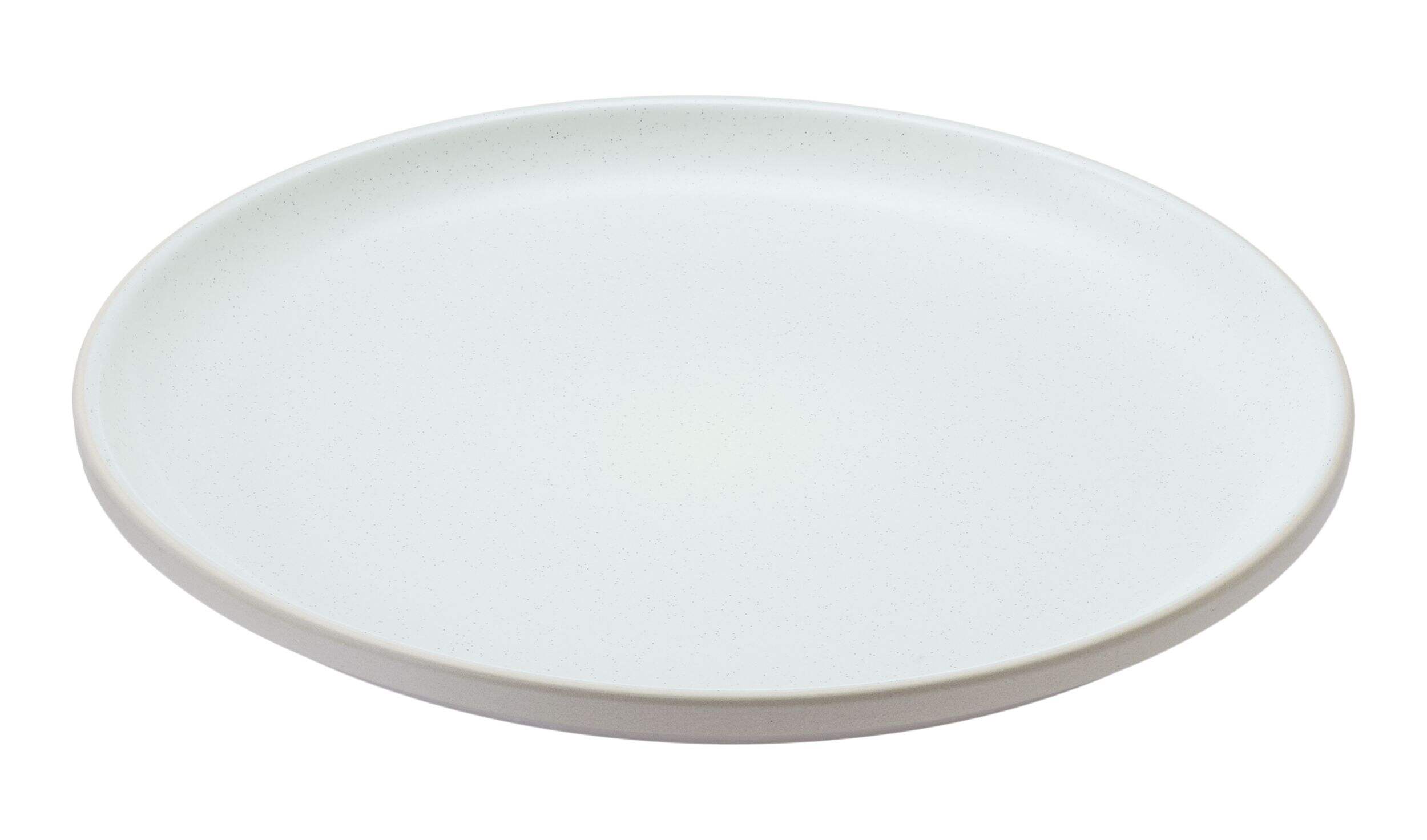 Assiette à dîner bicolore CANVAS Maywood, blanc, paq. 1 Front_Elevated