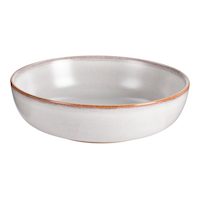 Bol à dîner à glaçure réactive CANVAS, blanc à glaçure réactive, paq. 1 Front_Elevated