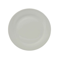 CANVAS Lauren Dinner Plate, White, 1-pc Front_Flat