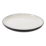 CANVAS Catalone Dinner Plate, Black/White, 1-pc Front_Elevated