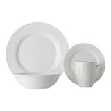 Maxwell & Williams Soho Rim Porcelain Dinnerware Set, 16-pc, White Composite_or_Mixed