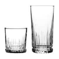 Anchor Hocking Anniston Glass Tumbler Set, Dishwasher-Safe, 12-pc