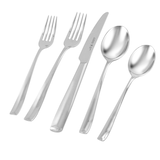Henckels Lani Flatware Set, 20-pc Overhead_Flat
