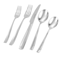 Henckels Lani Flatware Set, 20-pc Overhead_Flat