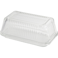 Trudeau Linea Glass Butter Kitchen Dish, Rectangular
