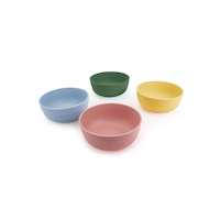 Reusable Plastic Tumbler Bowls, BPA Free, Recyclable Material, 4-pk Composite_or_Mixed