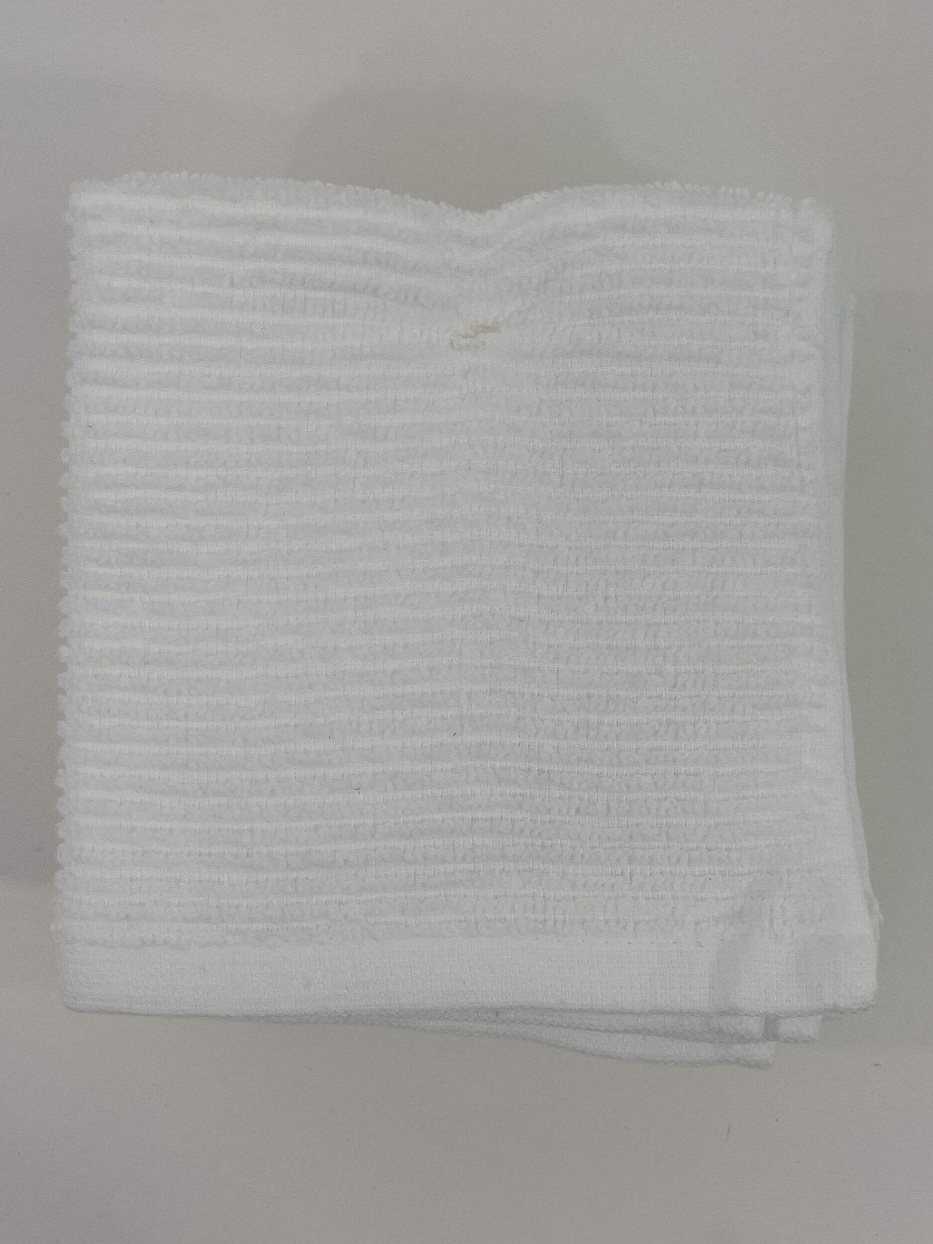 Clorox Ribbed Terry Bar Mop Dishcloth Kitchen Set, 12-in x 12-in, 6-pk Overhead_Flat