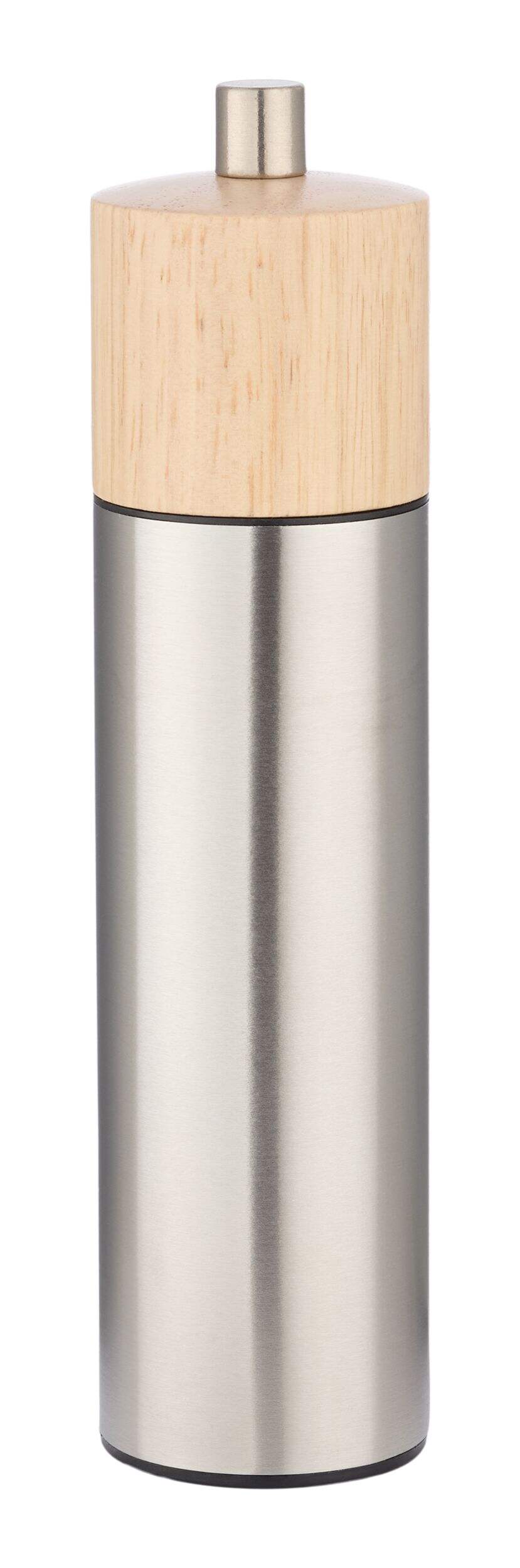 MASTER Chef Natural Wood/Stainless Steel Salt & Pepper Grinder Front_Flat