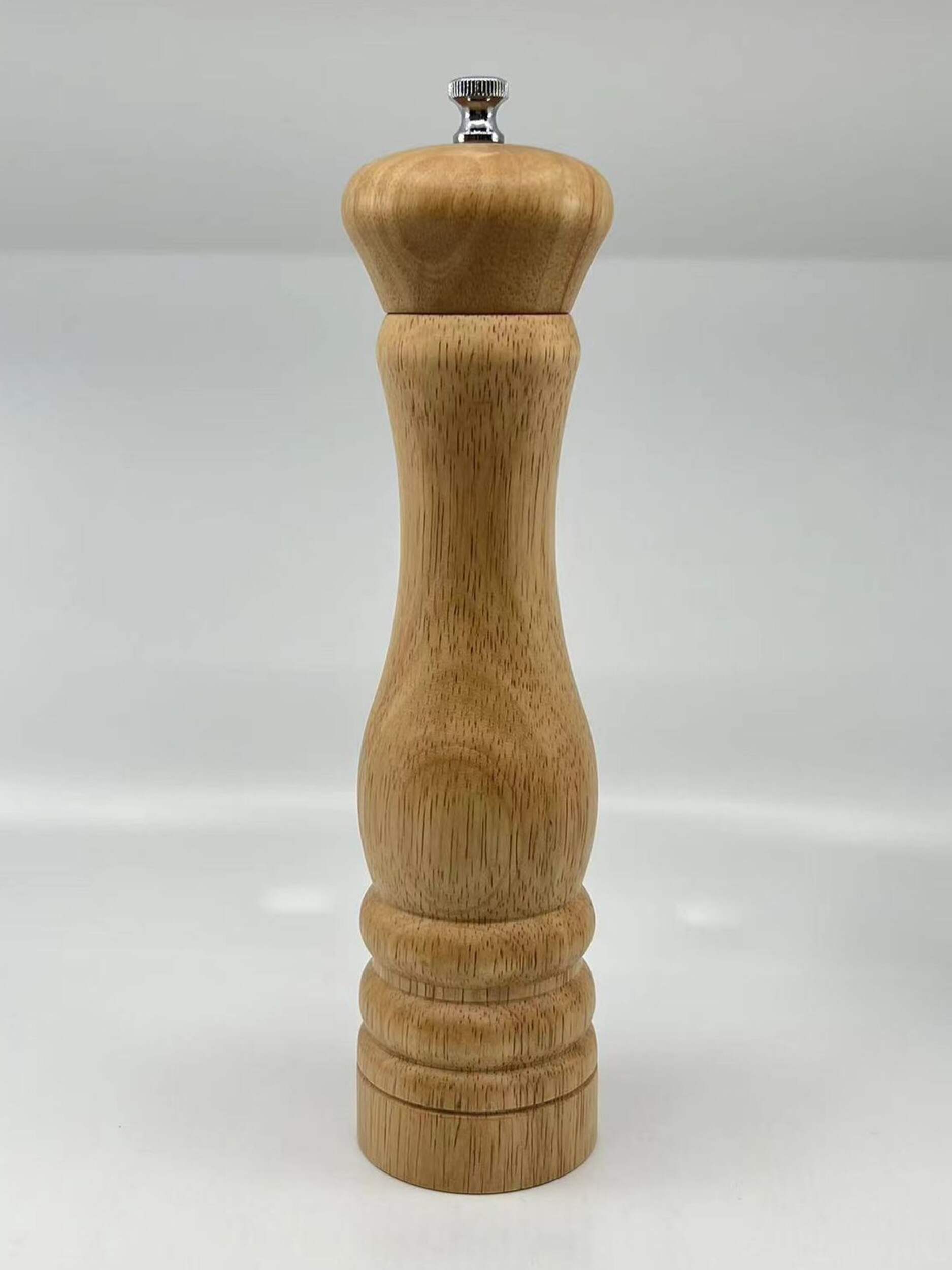 MASTER Chef Natural Wood Salt & Pepper Grinder Front_Flat