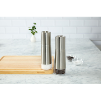 KitchenAid Stainless Steel Salt & Pepper Grinder Set, 8-in Front_Elevated