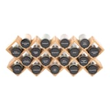 Kamenstein Bamboo 18-Jar Spice Rack, Filled Front_Elevated