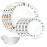Corelle Anders Chip & Break Resistant Dinnerware Set, Serves 4, 12-pc Composite_or_Mixed