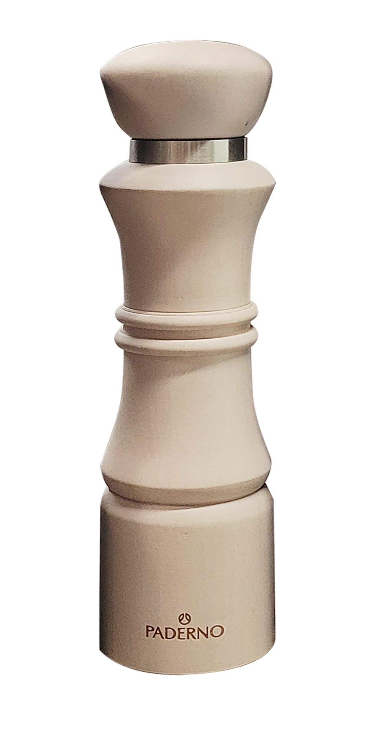 Paderno Light Wood Salt & Pepper Grinder Mill, Medium, 20-cm Front_Elevated