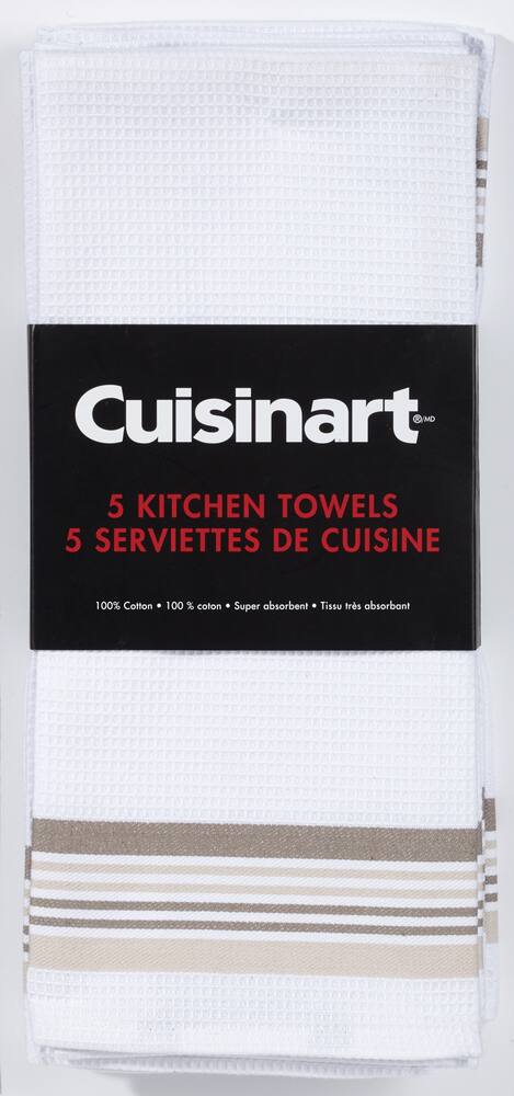 Cuisinart 5 Pack Kitchen Towel Fc501c07 3816 4862 8b76 B00b8982edac 