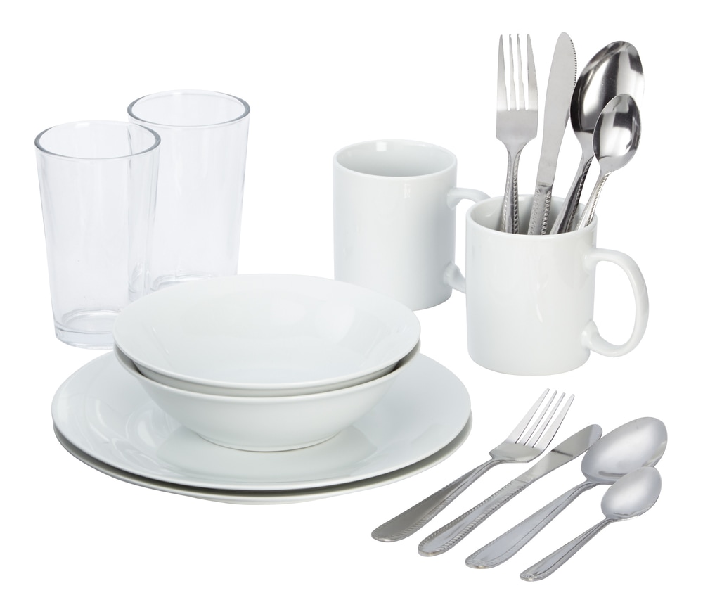 Dinnerware Combo Set, 16pcs Canadian Tire