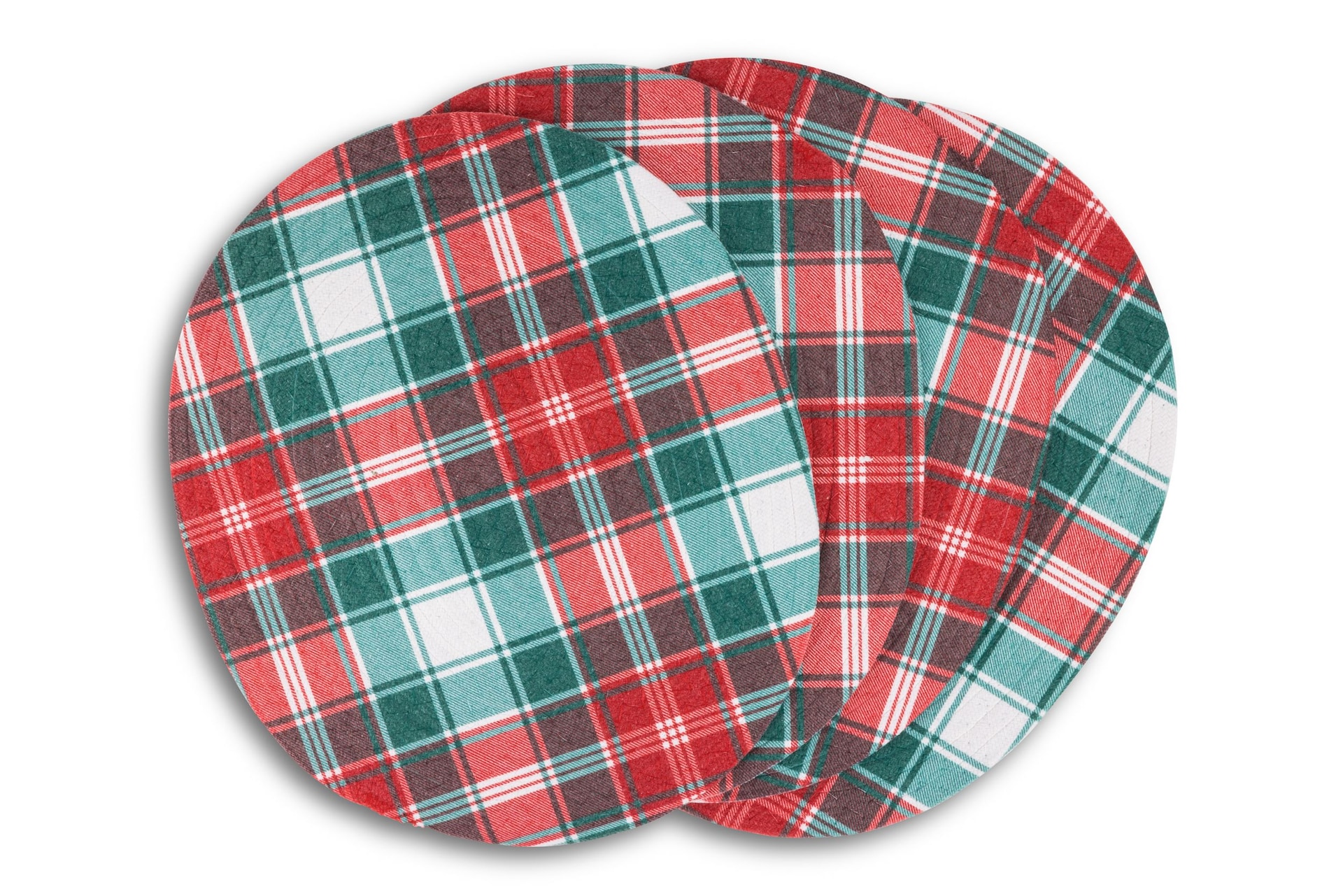 Core Home Christmas Decorative Plaid Cotton Placemats, 4pk Canadian Tire