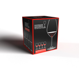 Riedel Stemmed Red Wine Glass Set, Lightweight, Clear, 4-pk Front_Angled_Right